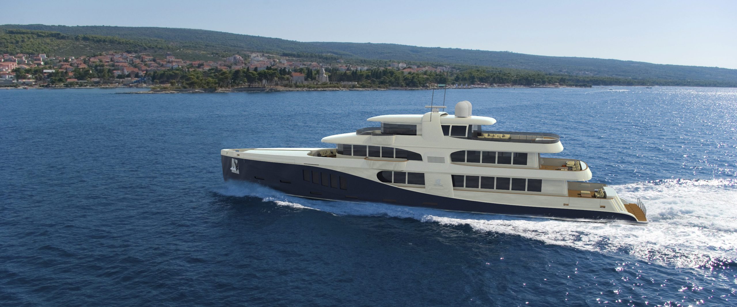 Design #45 – 155′ Motor yacht